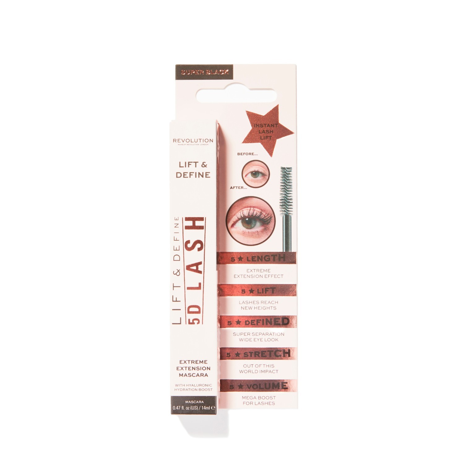 Revolution Mascara 5D Wimperntusche - 14 ml