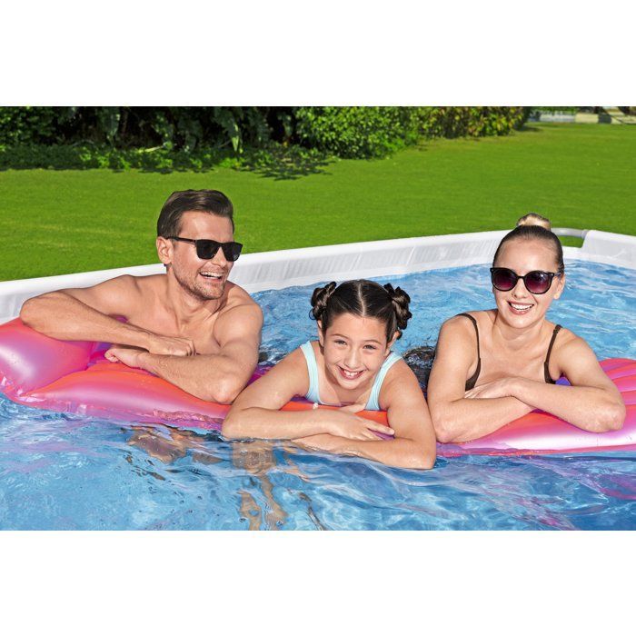 Kit Piscine hors sol tubulaire BESTWAY - Steel Pro Max™ - 404 x 201 x 100 cm - Rectangulaire + Robot Quartz