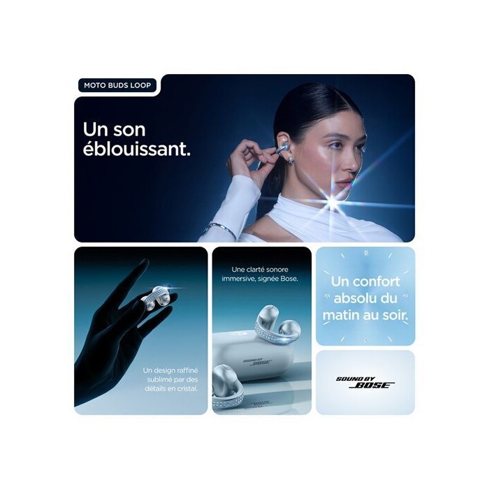 Smartphone - MOTOROLA - Razr60 - 8 Go - 256 Go - Design Cristals by Swarovski