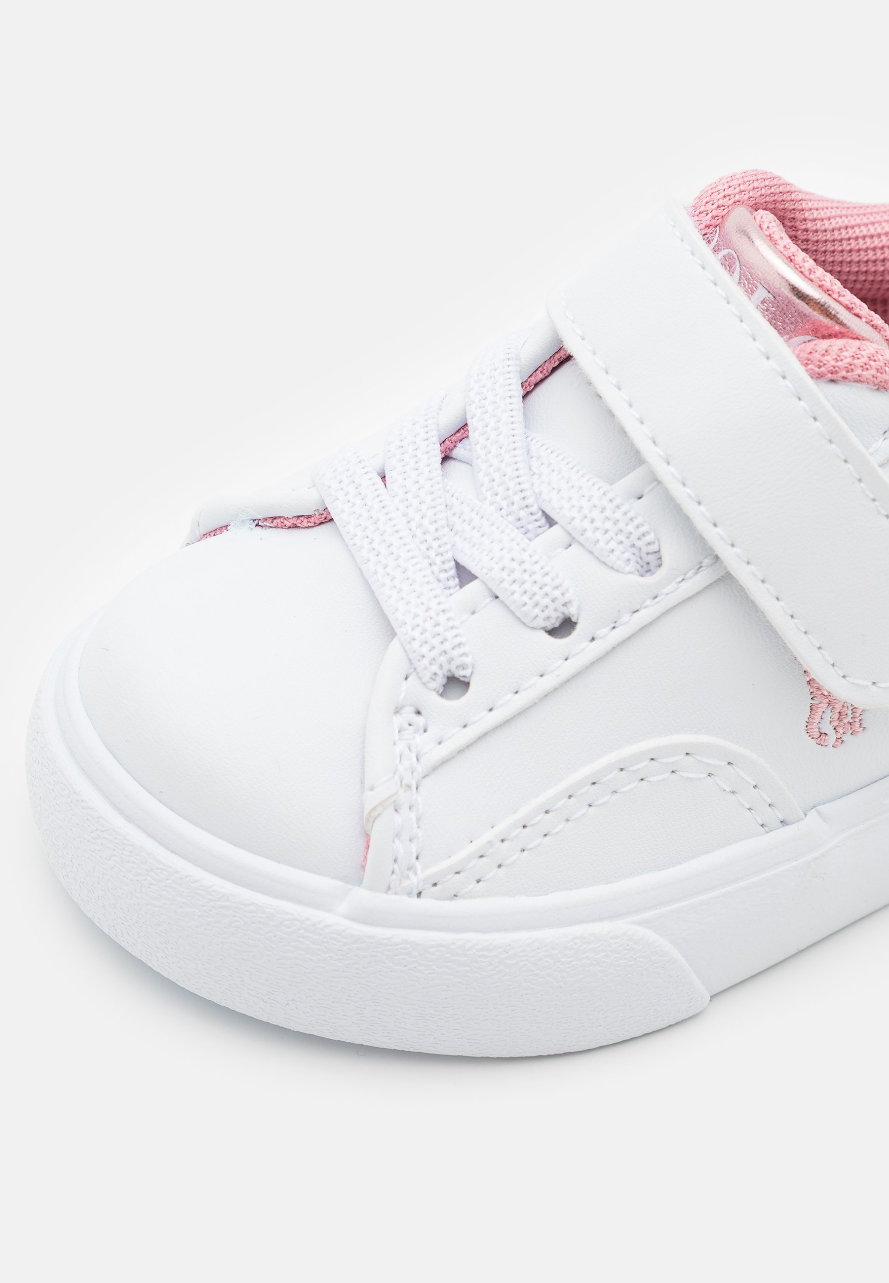 Polo Ralph Lauren THERON - Scarpe da ginnastica - bianco/rosa chiaro