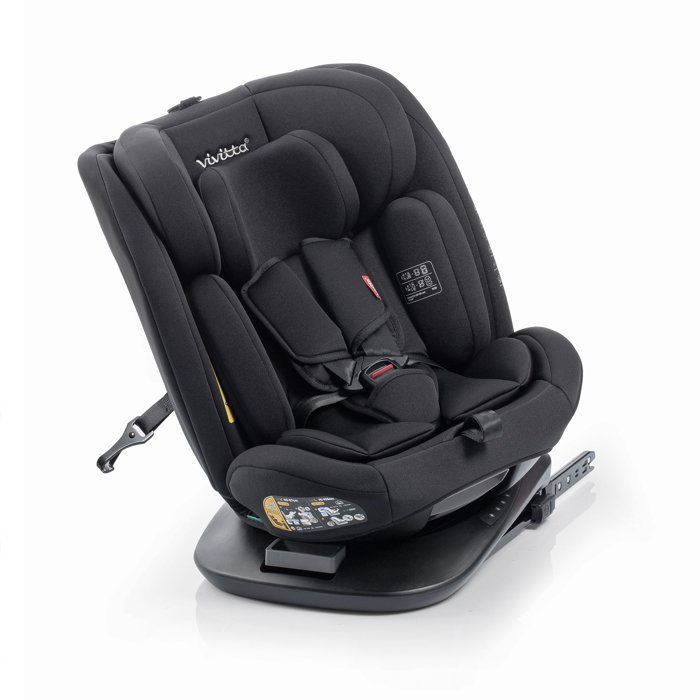 Bilbarnstol - BABYAUTO - Garaia Vivitta - Grupp 0/1/2/3 - 40/150 cm - Isofix + Top Tether - Vridbar - Liggbar - Svart