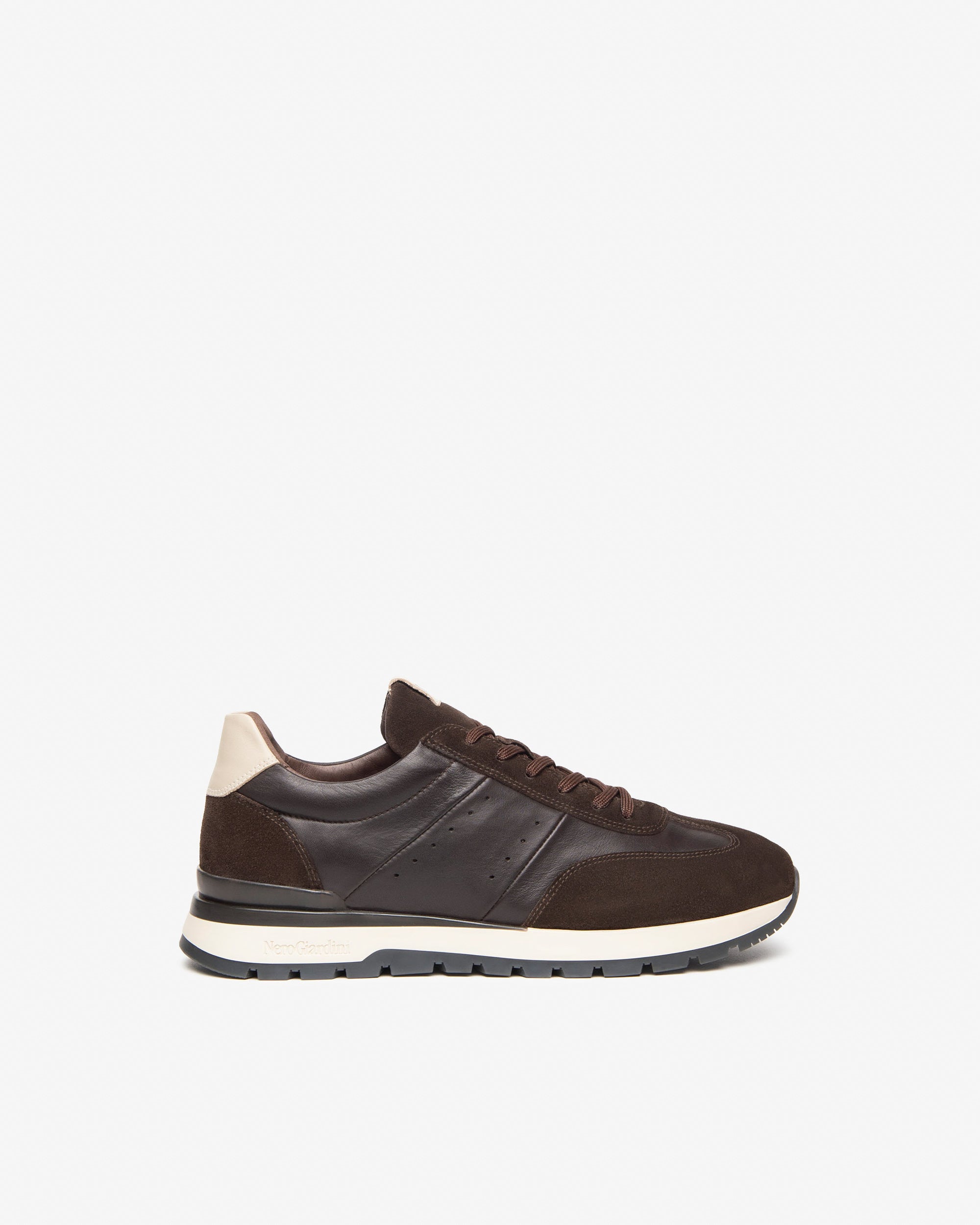 Herren-Sneaker aus Leder und Wildleder
