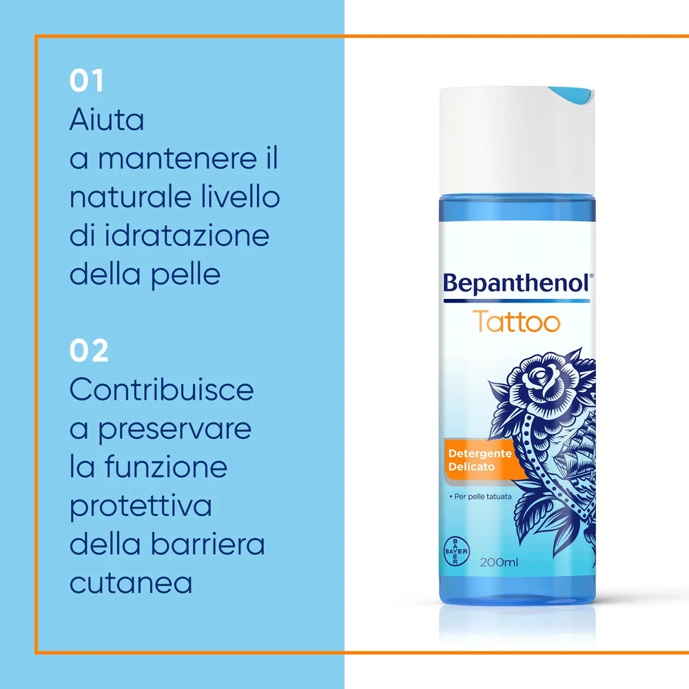 BÉPANTHÉNOL Nettoyant pour tatouages au bépanthénol 200 ml