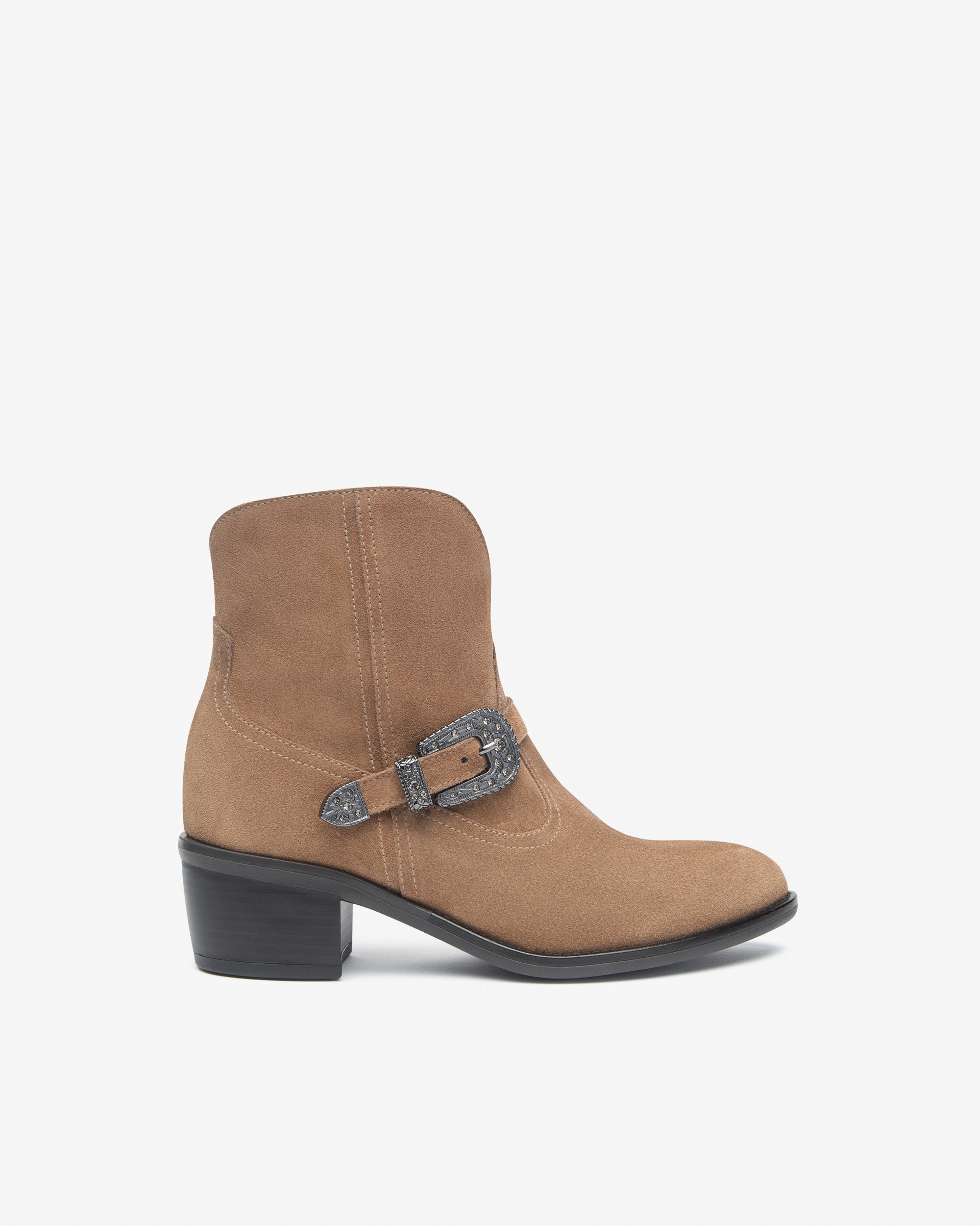  Damen-Wildlederstiefeletten