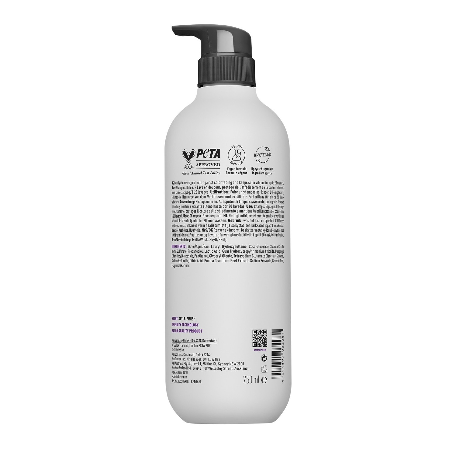 KMS Colorvitality Color Vitality šampūnas maišelyje - 300 ml