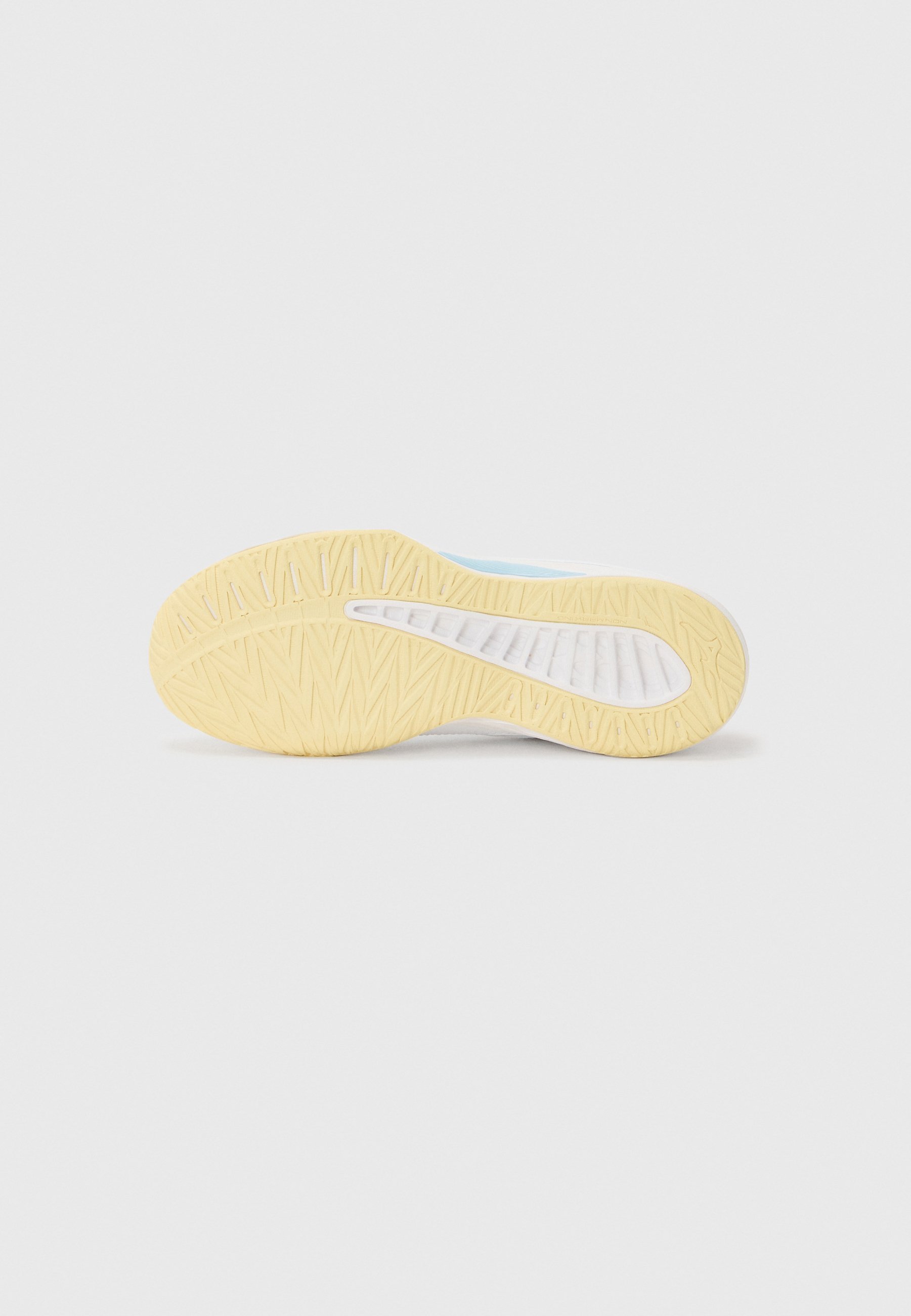 Mizuno THUNDER BLADE Z - Volleyballsko - white/calypso coral/pale banana