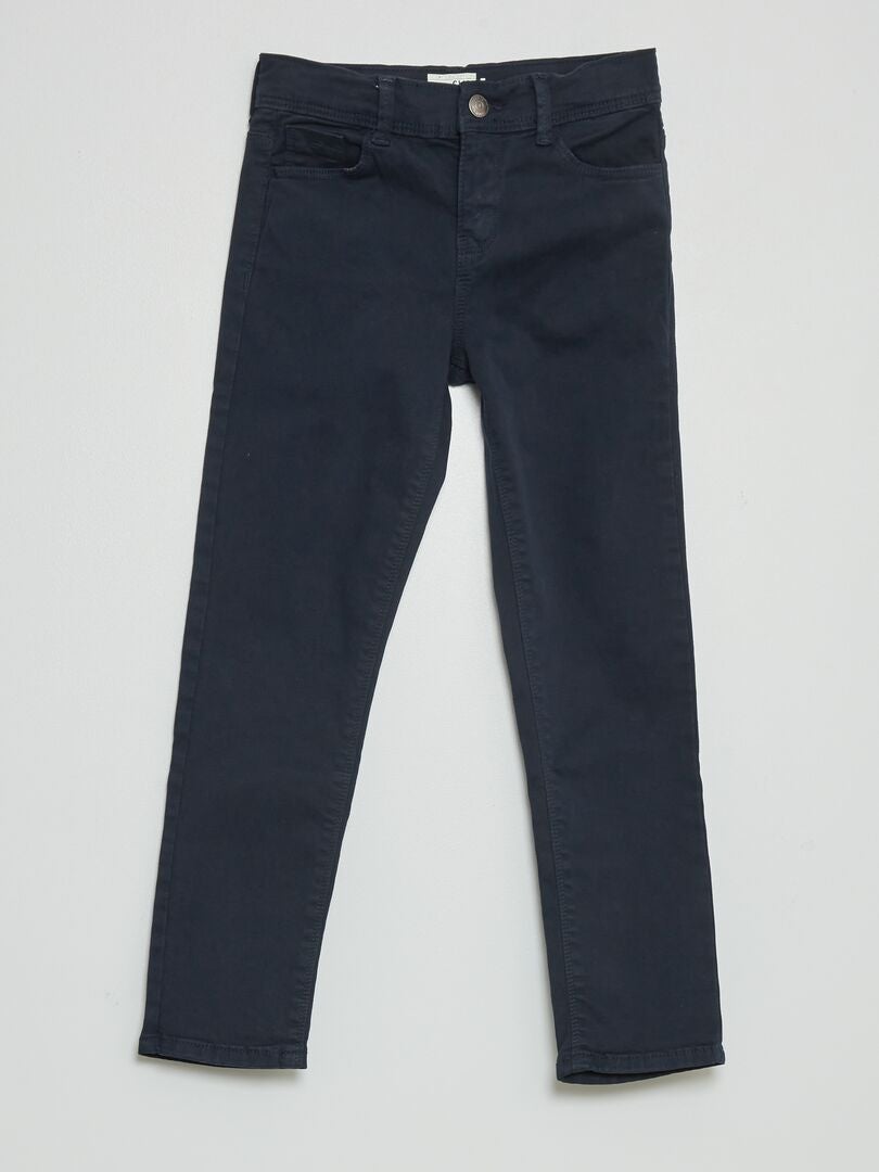 Calça jeans slim - Azul marinho