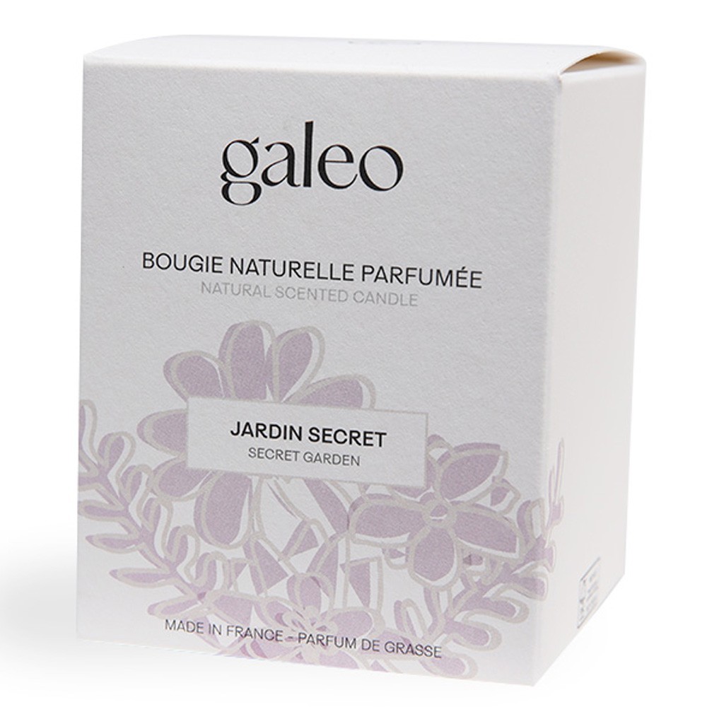 Galeo Bougie naturelle jardin secret