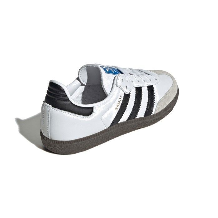 Zapatillas - Adidas - Samba OG J - Blancas - Cordones - Sintéticas