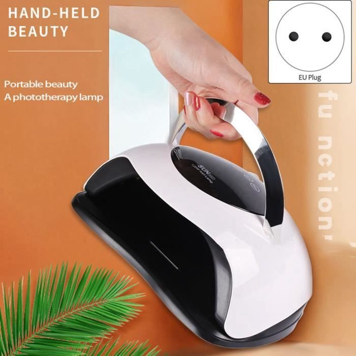 Secador de unhas profissional de 120 W com 4 temporizadores (plugue europeu)