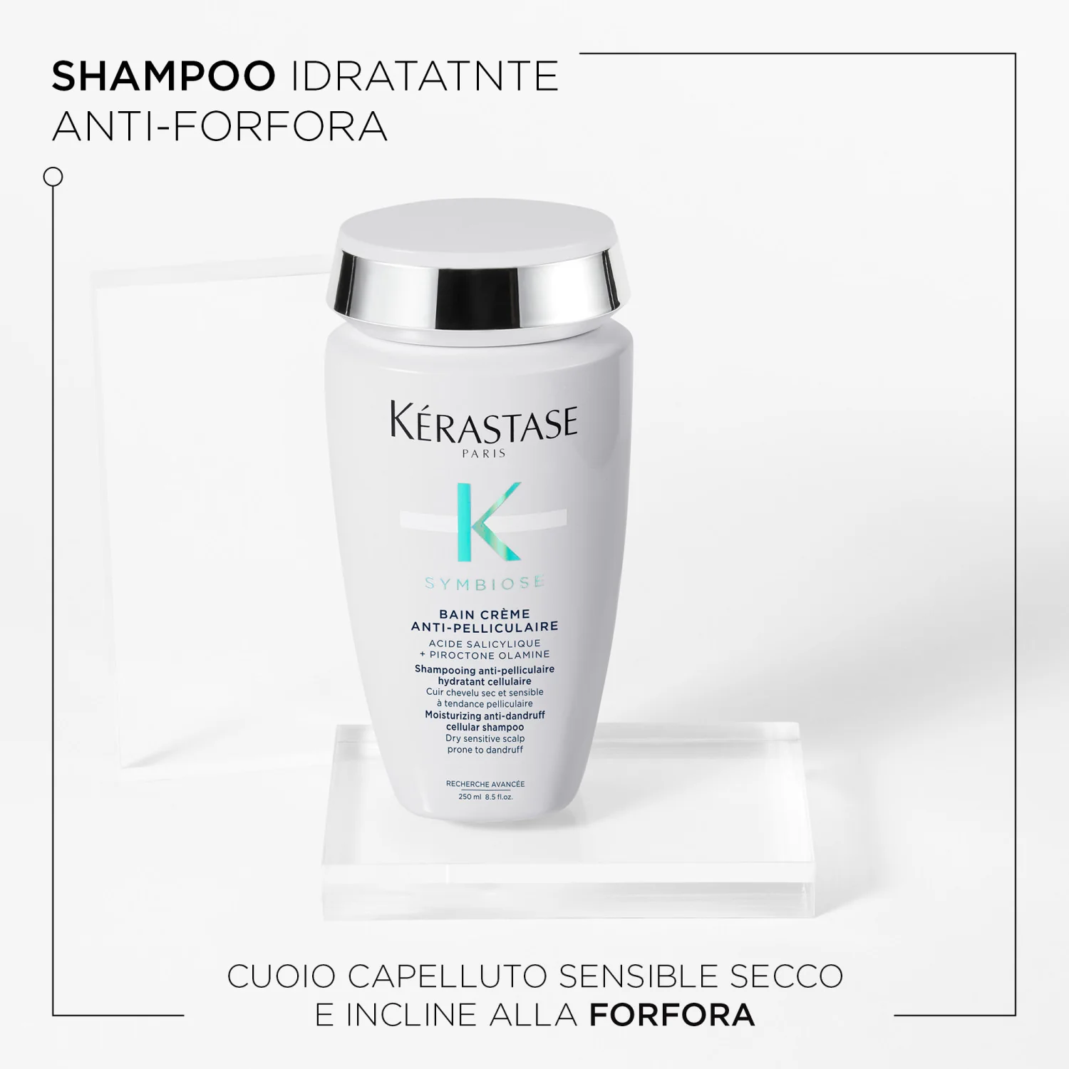 Symbiose Bain Crème Anti-Pelliculaire - Shampoo Antiforfora