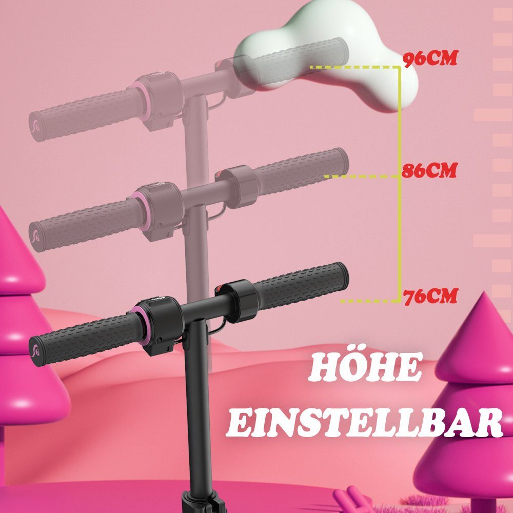 Evercross Mini-Scooter, Elektroroller für Kinder von 6 bis 16 Jahren, max. 15 km/h, elektrischer Tretroller, LED