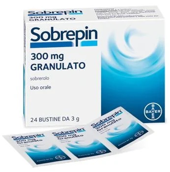 SOBREPIN Sobrepin gránulos mucolíticos para la tos 24 sobres 300 mg para la tos