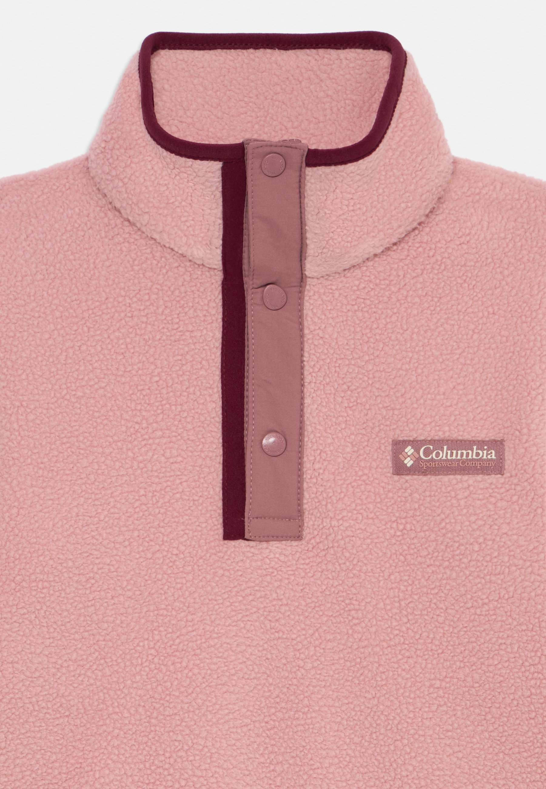 Columbia HELVETIA HALF SNAP UNISEX - Fleecejakke - eraser pink/fig