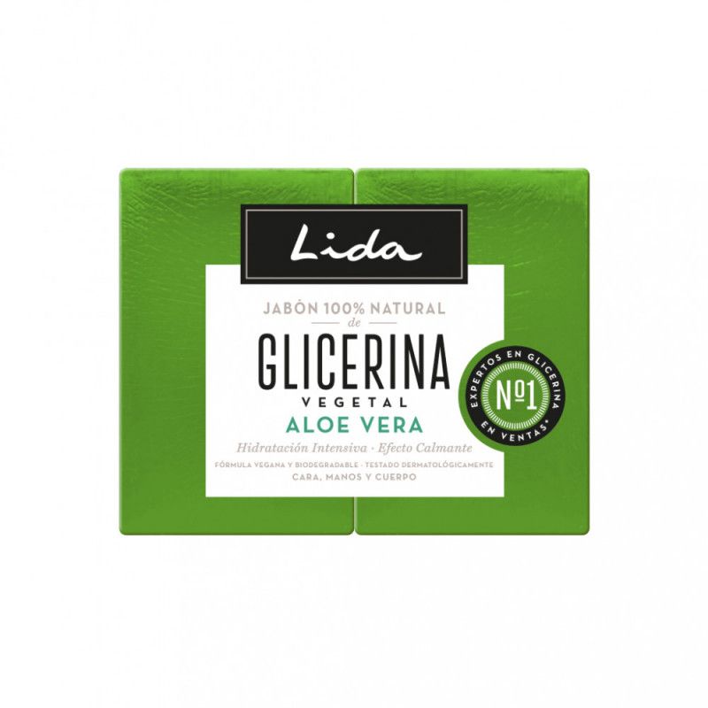 Glicerīna ziepju gabaliņš ar alveju Vannas produkti