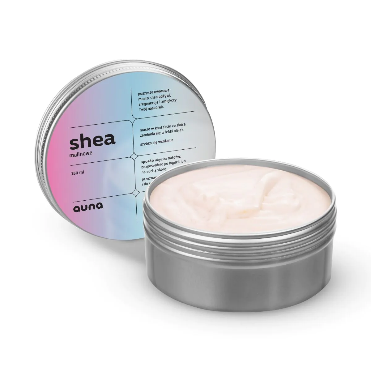 Auna Masło Shea Malinowe