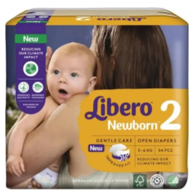 GRATIS Libero Newborn 2, 3-6 kg 34 stuks