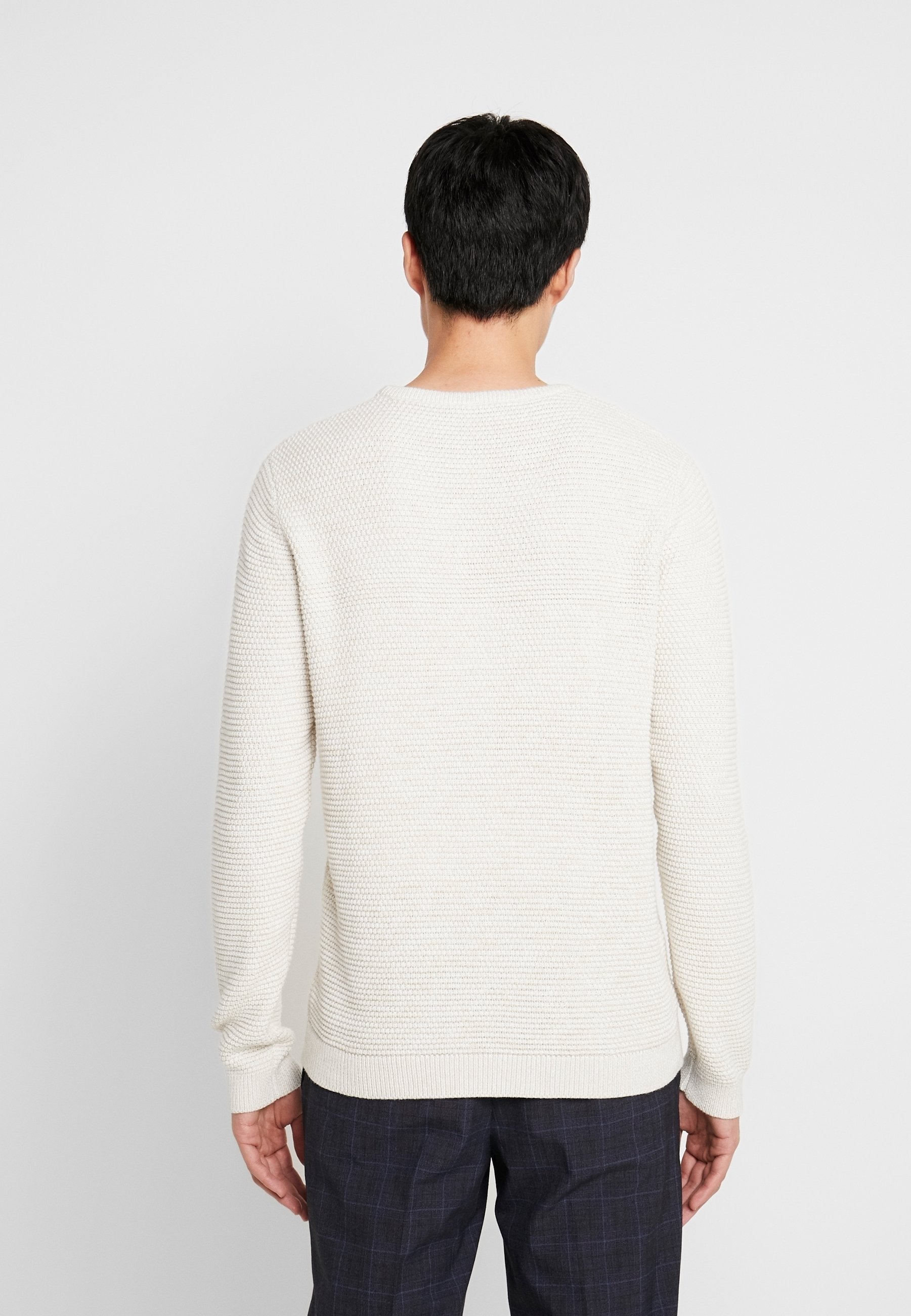 Selected Homme trui - gebroken wit