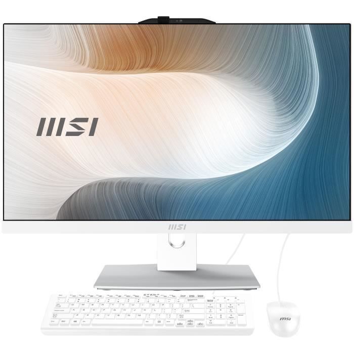 MSI All-in-One pc - 27 inch - Geen Windows - Full HD-scherm - i7 1260P - 16 GB RAM - 1 TB opslag - Verstelbare standaard - Toetsenbord en muis