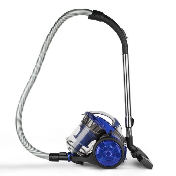 WEASY Bagless Multicyclonic Vacuum Cleaner - 2L - Telescopic Aluminum Tube - Triple A - 5m Cable - Class A