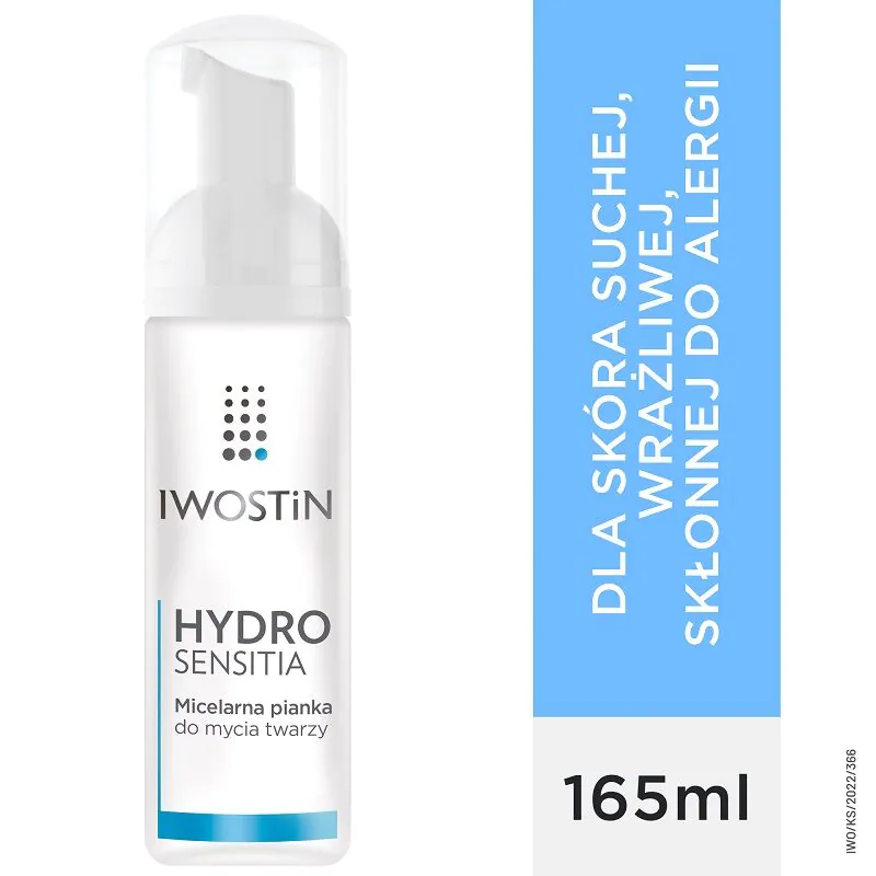 Iwostin Hydro Sensitia Pianka do mycia twarzy i demakijażu