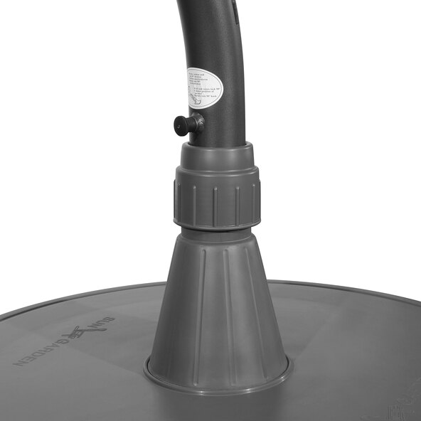 Easy Sun fribärande parasoll, inklusive fot, beige