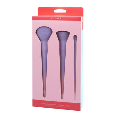 Bloom Beauty Set van 3 make-upkwasten (3 stuks)