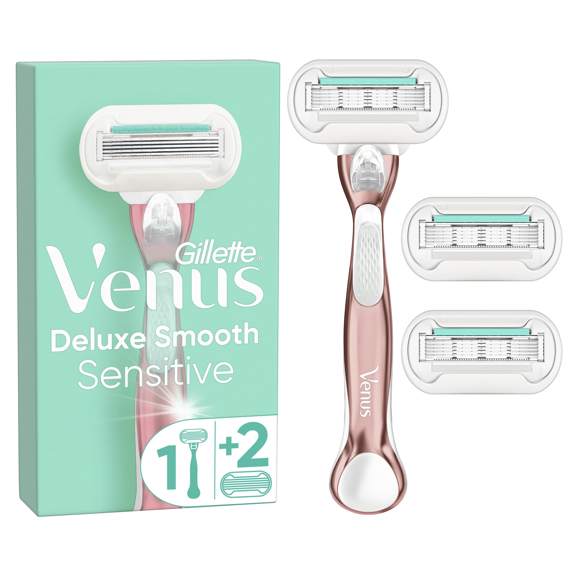 Aparat de ras Deluxe Smooth Sensitive + 2 lame - Venus
