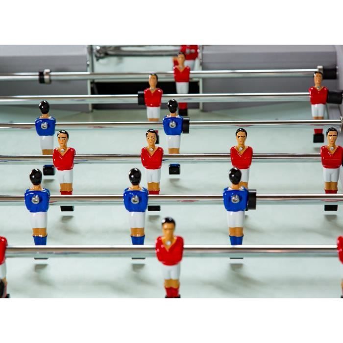 René Pierre Tahiti Foosball Table - Grey - Long Handles - Without Protective Playing Surface