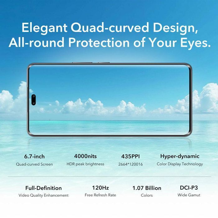 Smartphone HONOR 200 5G, 12 GB, 256 GB, negro, pantalla AMOLED de 6,7”, batería de 5200 mAh, carga rápida de 100 W.