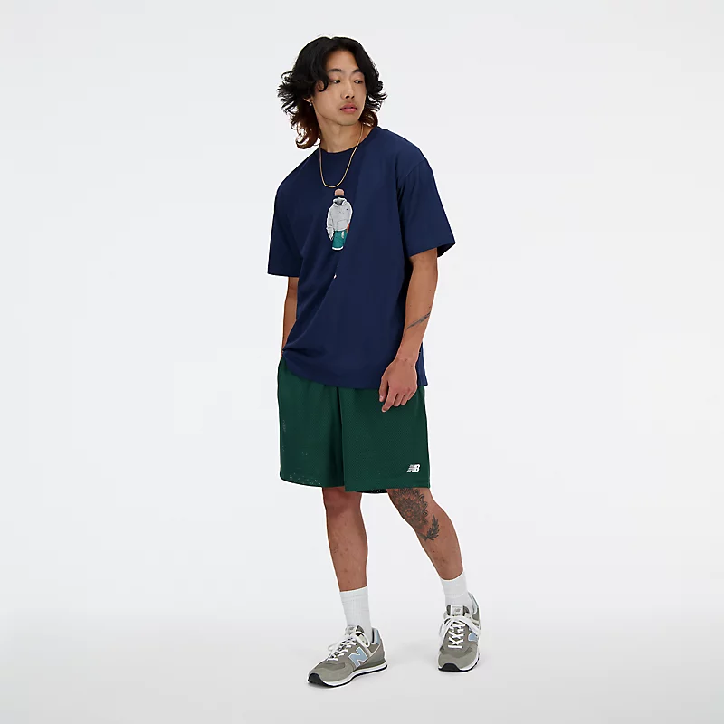 Basketball- und Leichtathletiktrikot für Herren – NB NAVY