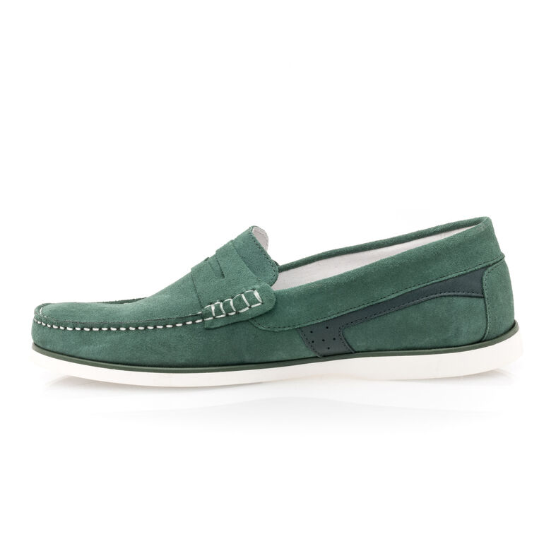 Miesten vihreät loaferit/veneilykengät
