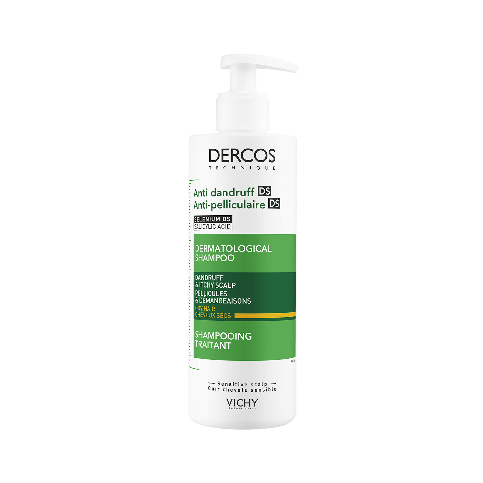 Dercos korpásodás elleni sampon száraz hajra 390 ml - Vichy