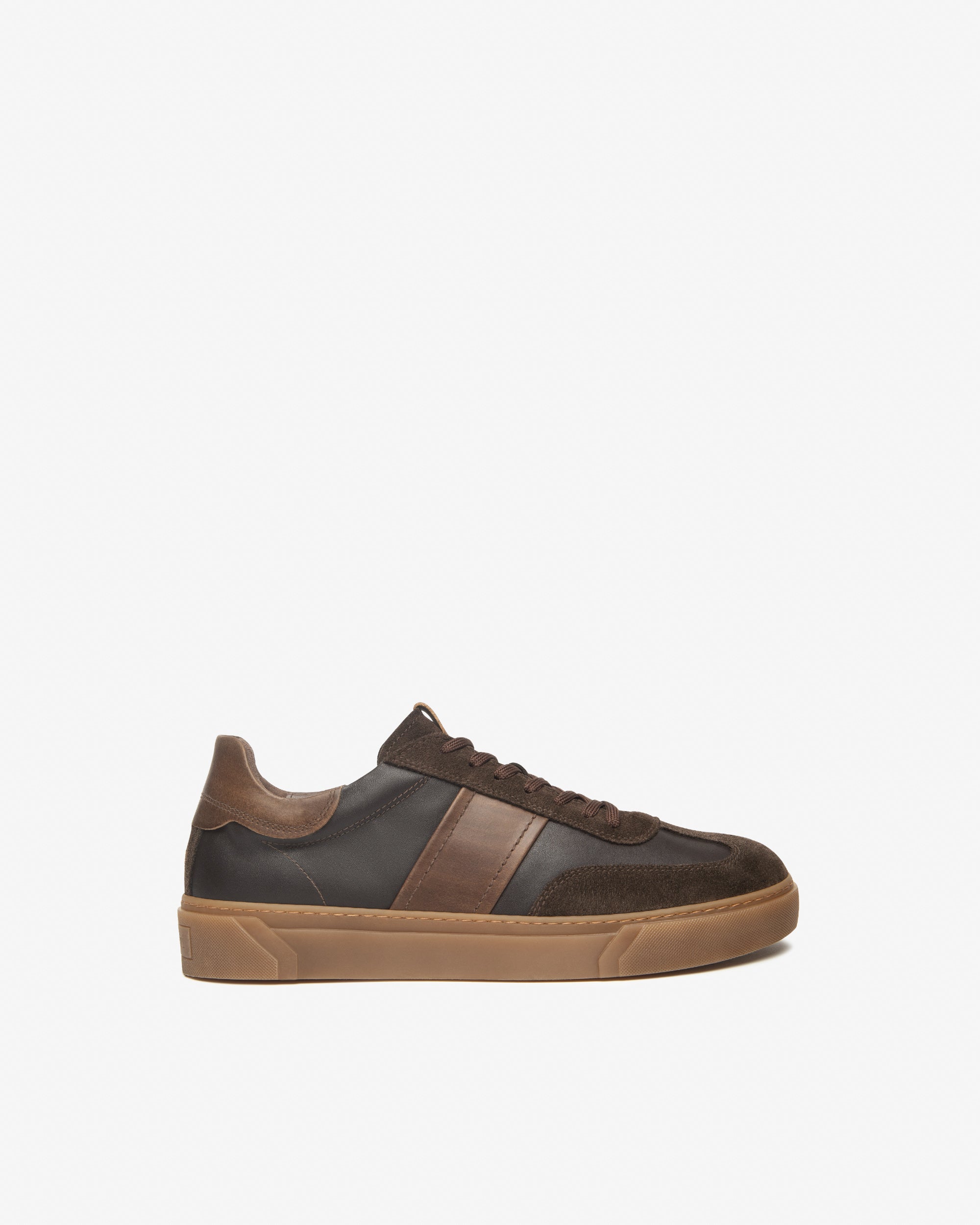 Herren-Sneaker aus Leder und Wildleder