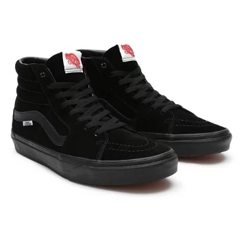 Total Black Skate Sk8-Hi personalizzate