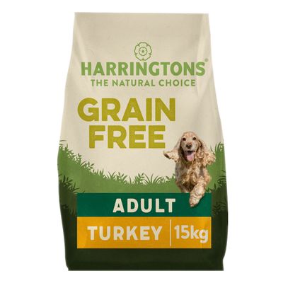 Harringtons spannmålsfritt vuxenfoder - kalkon och sötpotatis