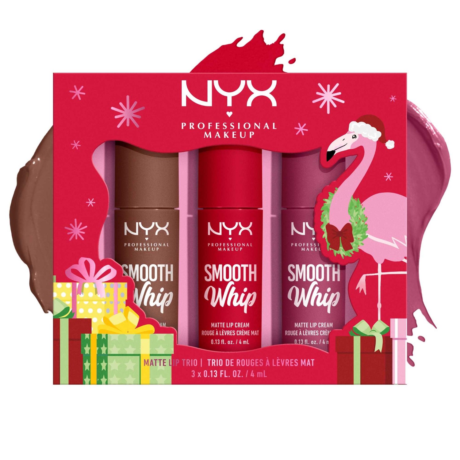 NYX Professional Makeup Coffret trio rouges à lèvres mat