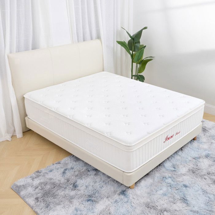 Colchão INRE 180x200 cm - Extra Grosso 30 cm, Espuma Viscoelástica, Reversível Verão/Inverno, Hipoalergênico