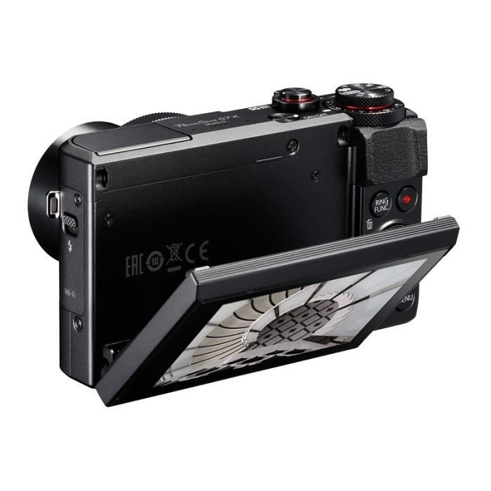 Appareil photo numérique compact CANON G7X MKII PowerShot 20 Mpx - Noir