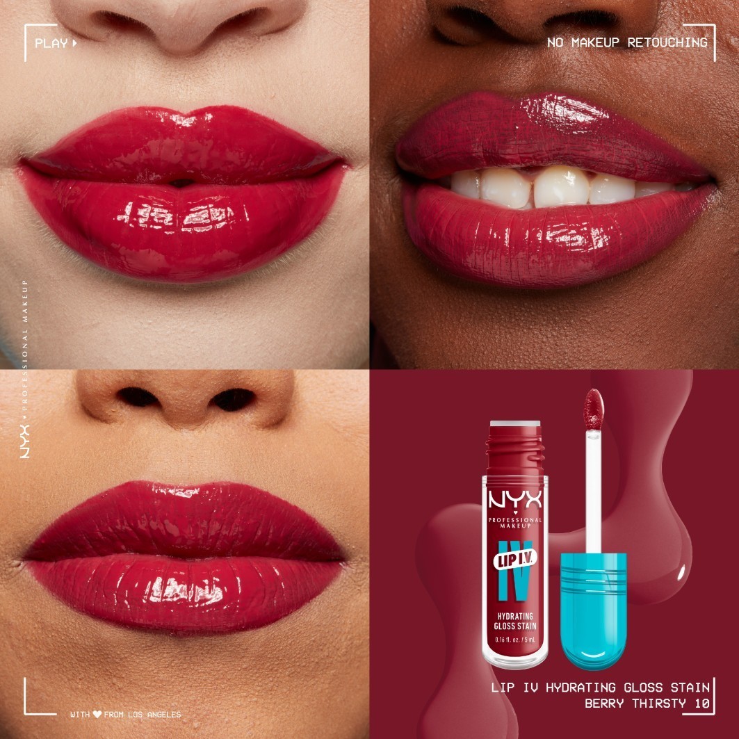 NYX Professional Makeup lūpų blizgis Lip IV - 5 ml
