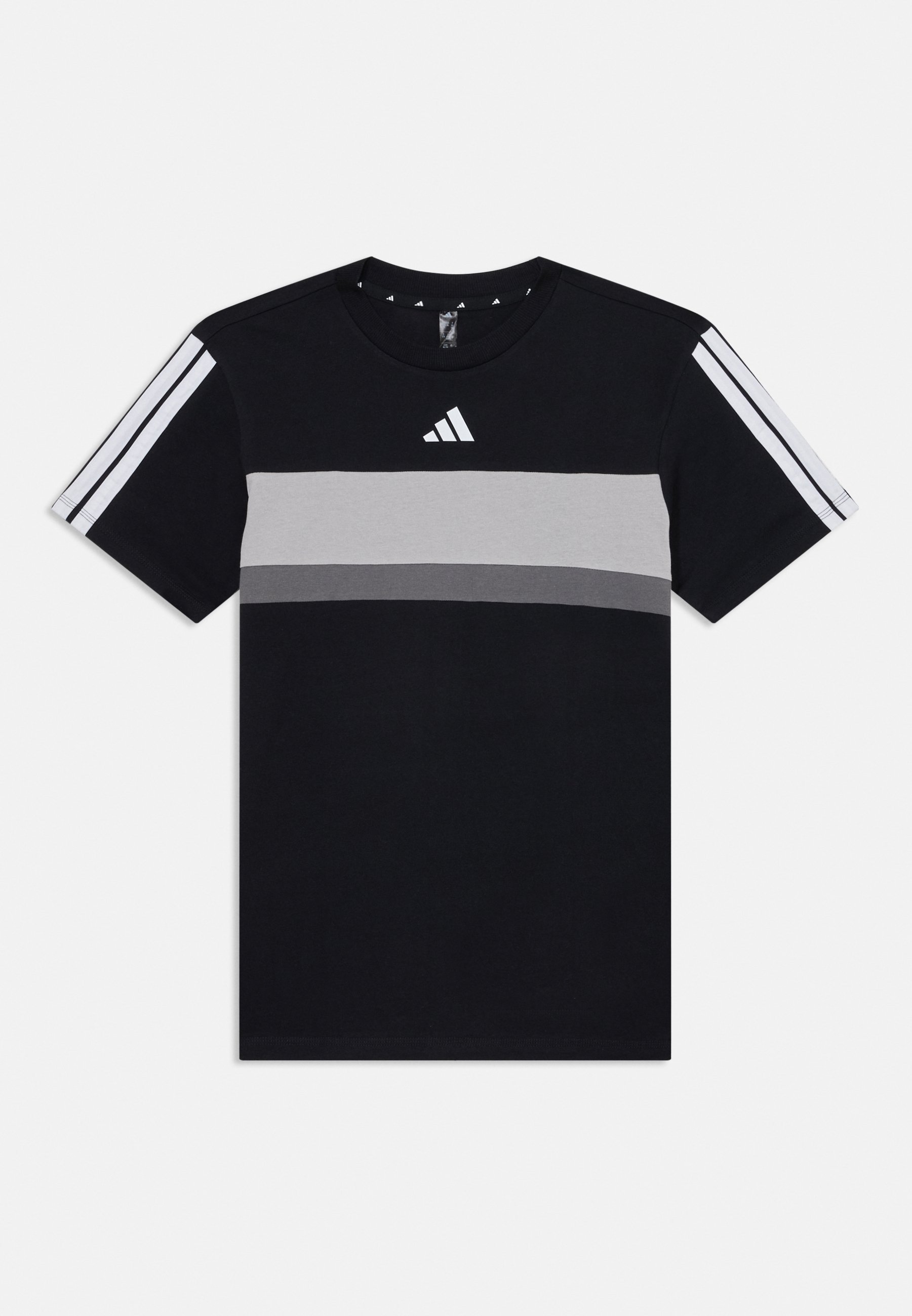adidas Performance TIBERIO JUNIOR UNISEX - T-shirt imprimé - noir/blanc