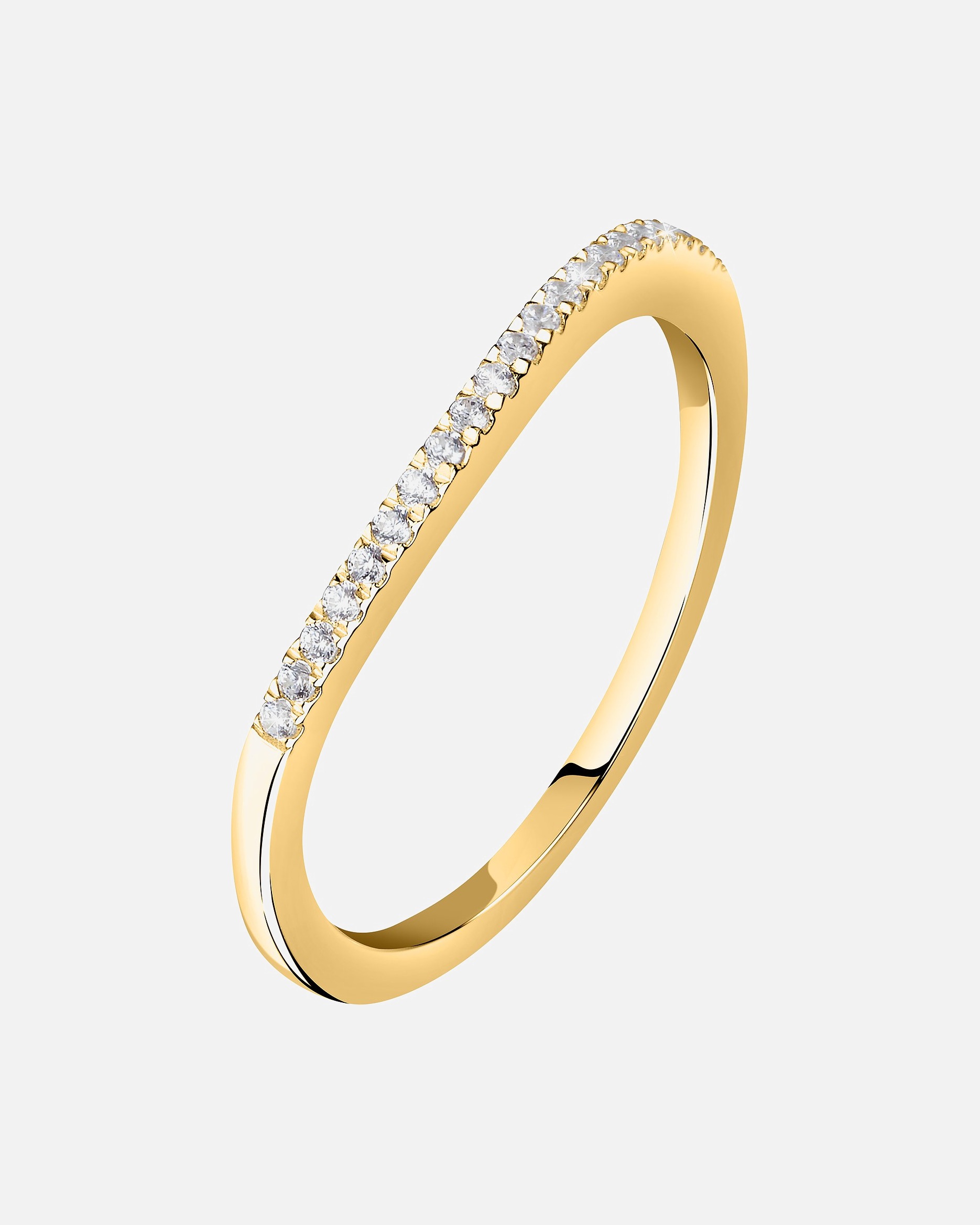 Live Diamond Bagues or jaune