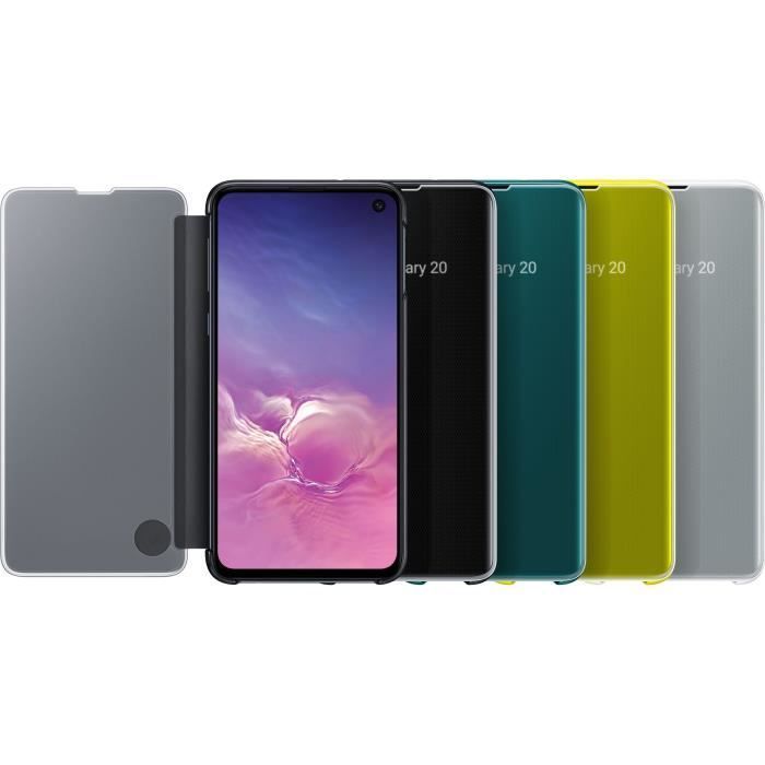 Samsung Clear View hoesje S10e - Zwart