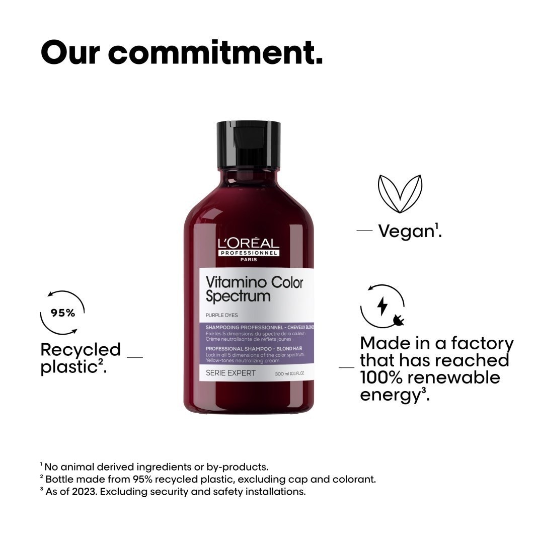 L'Oréal Professionnel plaukų šampūnas Vitamino Color Spectrum Purple Dyes - 300 ml