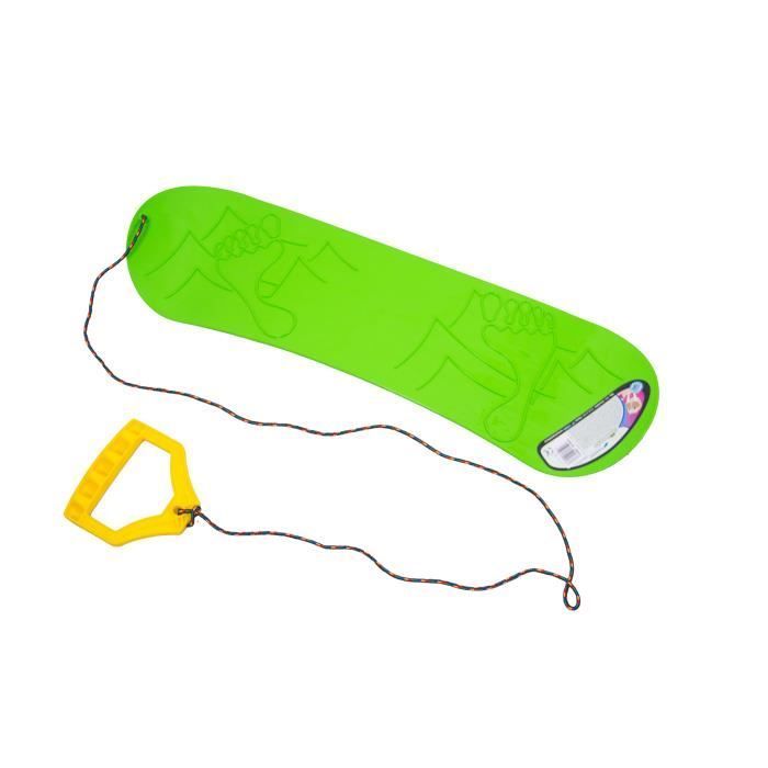 Snowboard plastique vert