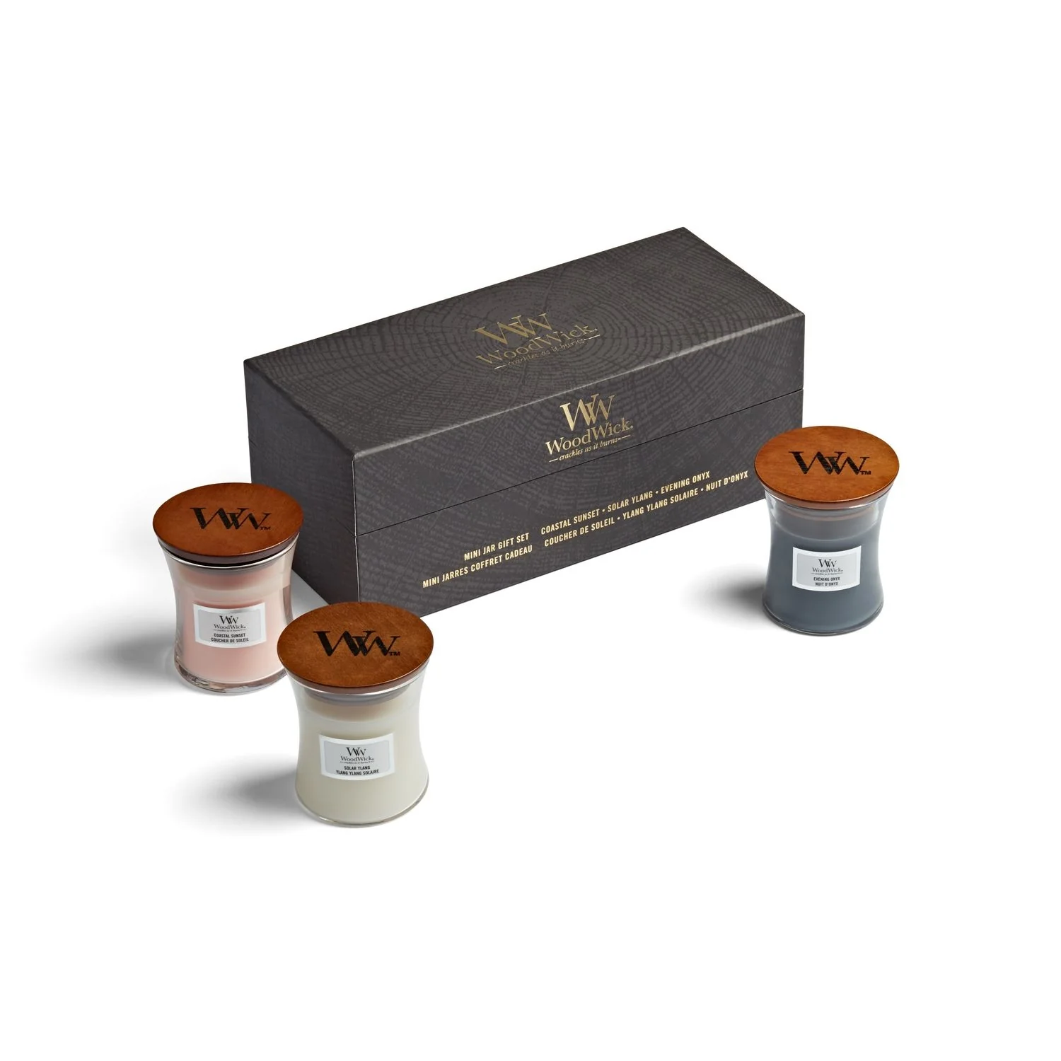 Hourglass Candles Mini Jar Floral Gift Set - Candela Profumata
