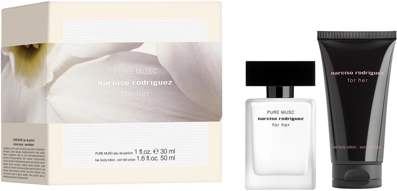 Narciso Rodriguez už savo PURE MUSC dovanų rinkinį moterims