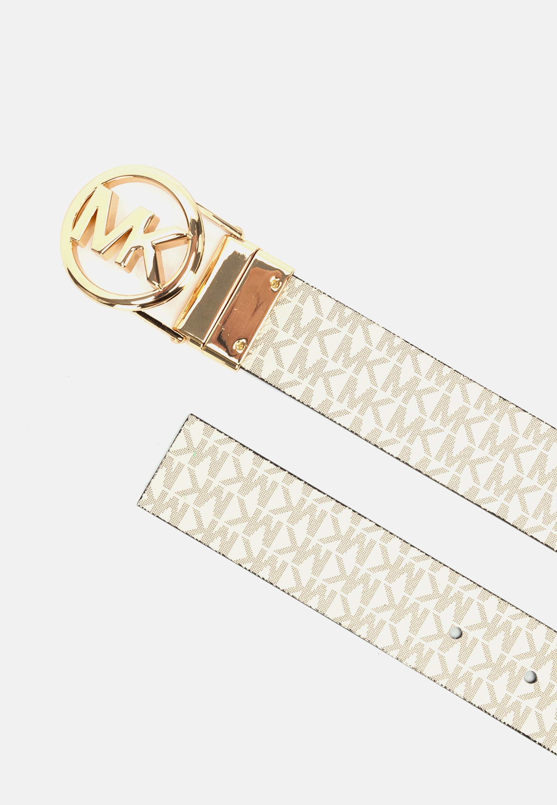 MICHAEL Michael Kors LOGO RIEM - Riem - zwart goud