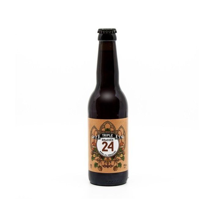 Birra tripla prodotta 24 ore fa dal birrificio artigianale Sarlat, 33 cl.