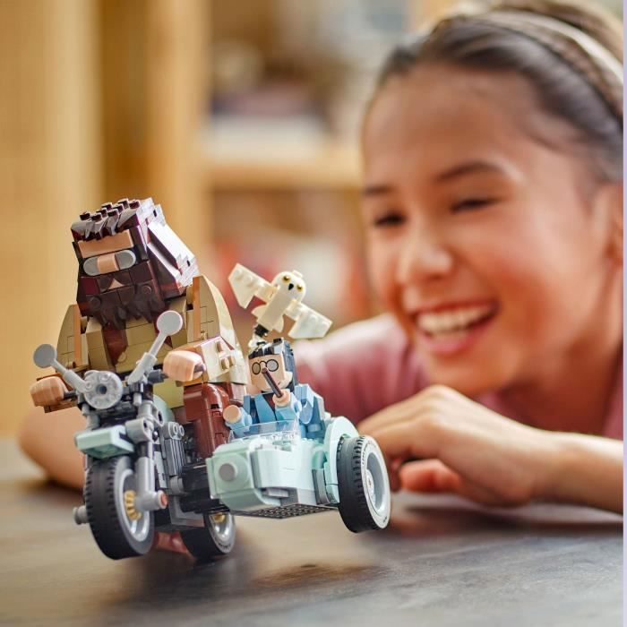 LEGO Harry Potter 76443 Hagrid and Harry's Motorcycle Ride - Building Set for Ages 9+